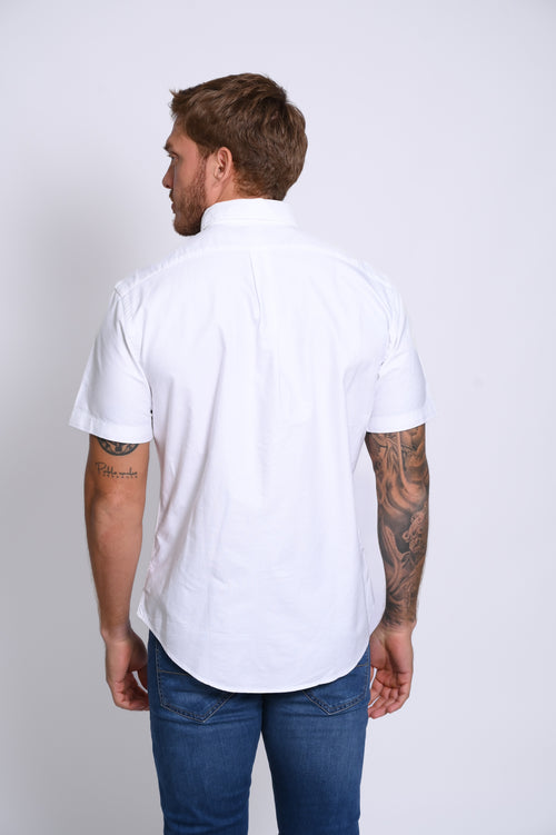 RALPH LAUREN CAMISA MANGA CORTA HOMBRE BLANCO