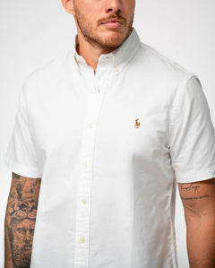 RALPH LAUREN CAMISA MANGA CORTA HOMBRE BLANCO