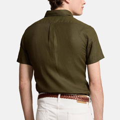 RALPH LAUREN CAMISA MANGA CORTA HOMBRE VERDE