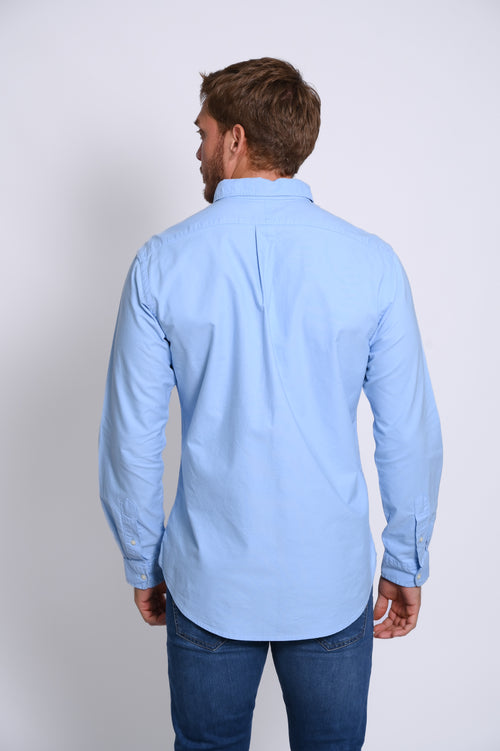 RALPH LAUREN CAMISA MANGA LARGA HOMBRE AZUL