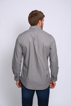 RALPH LAUREN CAMISA MANGA LARGA HOMBRE GRIS
