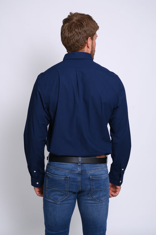 RALPH LAUREN CAMISA MANGA LARGA HOMBRE AZUL