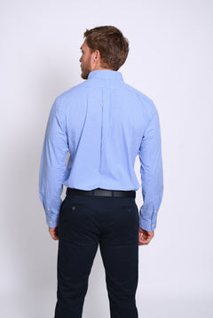 RALPH LAUREN CAMISA MANGA LARGA HOMBRE AZUL