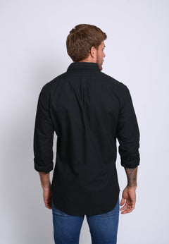 RALPH LAUREN CAMISA MANGA LARGA HOMBRE NEGRO