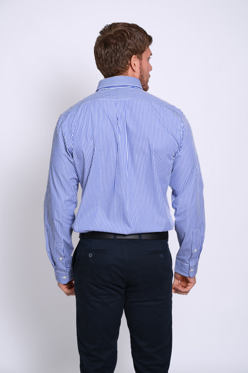 RALPH LAUREN CAMISA MANGA LARGA HOMBRE AZUL