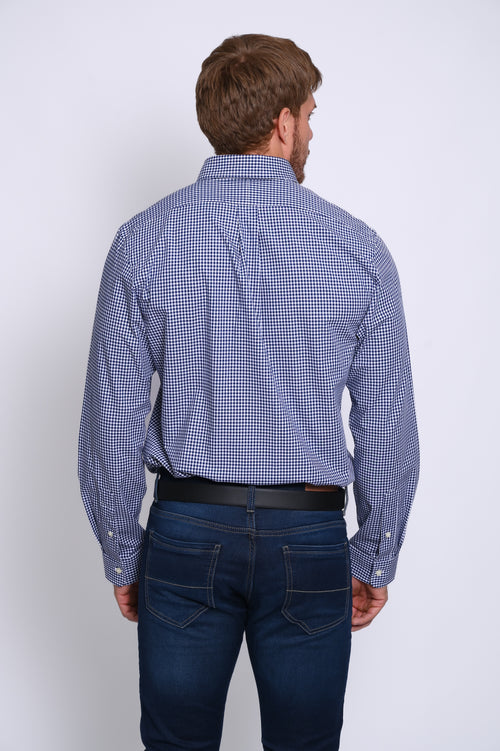 RALPH LAUREN CAMISA MANGA LARGA HOMBRE AZUL