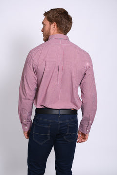 RALPH LAUREN CAMISA MANGA LARGA HOMBRE ROJO