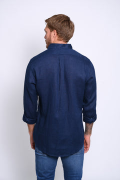 RALPH LAUREN CAMISA MANGA LARGA HOMBRE AZUL