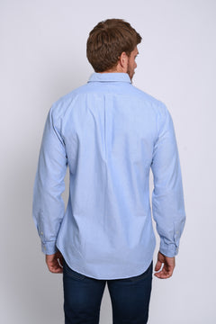 RALPH LAUREN CAMISA MANGA LARGA HOMBRE AZUL