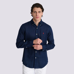 RALPH LAUREN CAMISA MANGA LARGA HOMBRE AZUL