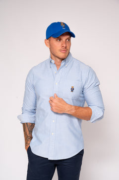 RALPH LAUREN CAMISA MANGA LARGA HOMBRE AZUL
