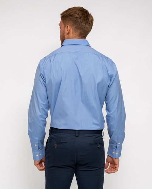 RALPH LAUREN CAMISA MANGA LARGA HOMBRE AZUL