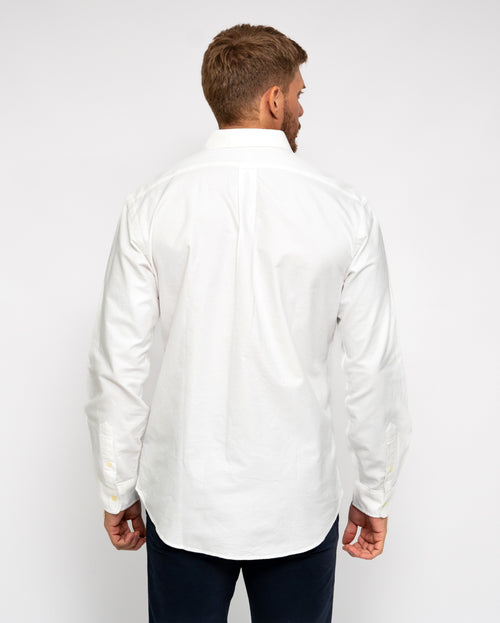 RALPH LAUREN CAMISA MANGA LARGA HOMBRE BLANCO