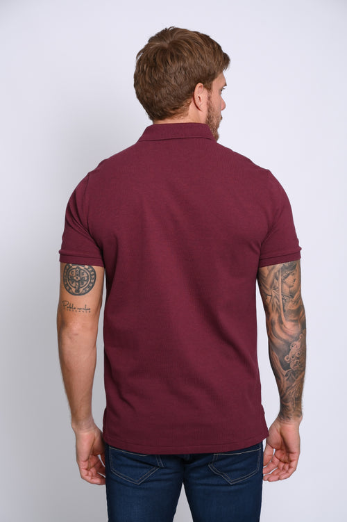 RALPH LAUREN CAMISETAS TIPO POLO HOMBRE ROJO