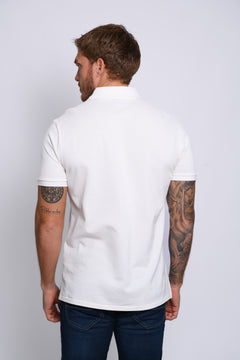 RALPH LAUREN CAMISA TIPO POLO HOMBRE BLANCO
