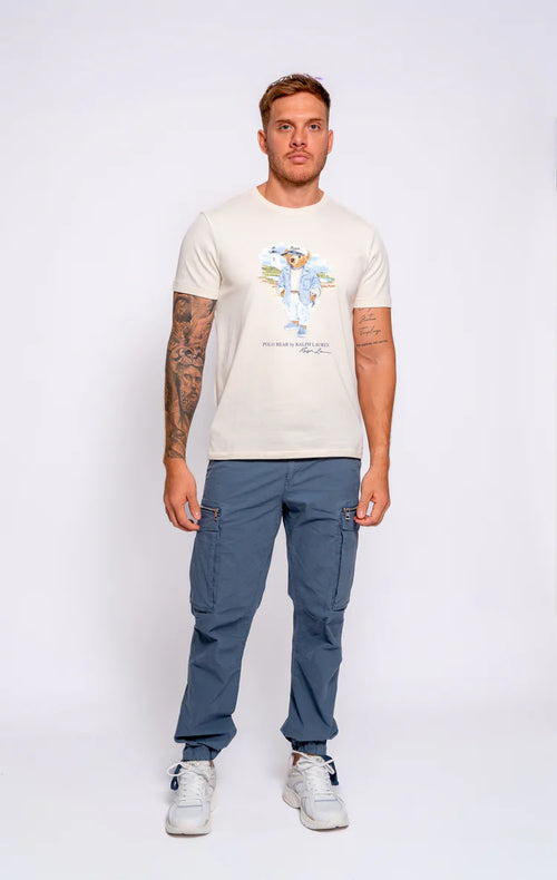 ralph lauren camisetas cuello redondo hombre beige