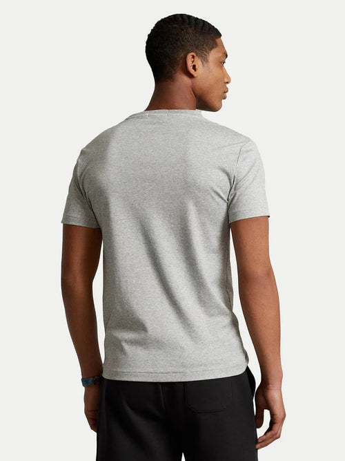 ralph lauren camisetas cuello redondo hombre gris