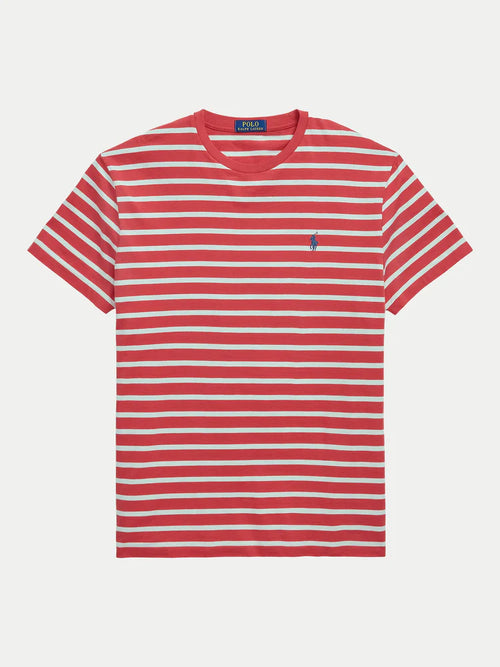 ralph lauren camisetas cuello redondo hombre rojo