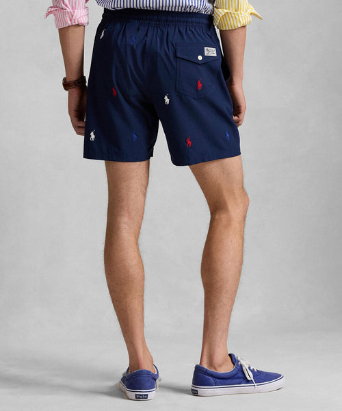 ralph lauren vestido de baño hombre azul