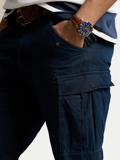 ralph lauren pantalon largo hombre azul