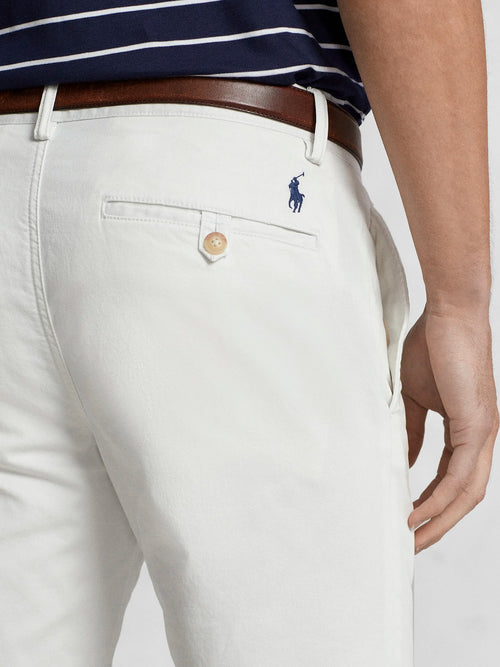 ralph lauren pantalon largo hombre blanco