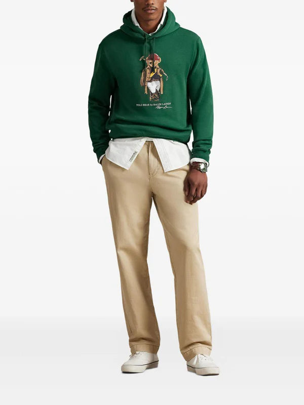 Buzo Con Capucha Knit-Sweatshirt Ralph Lauren Para Hombre De Color Verde