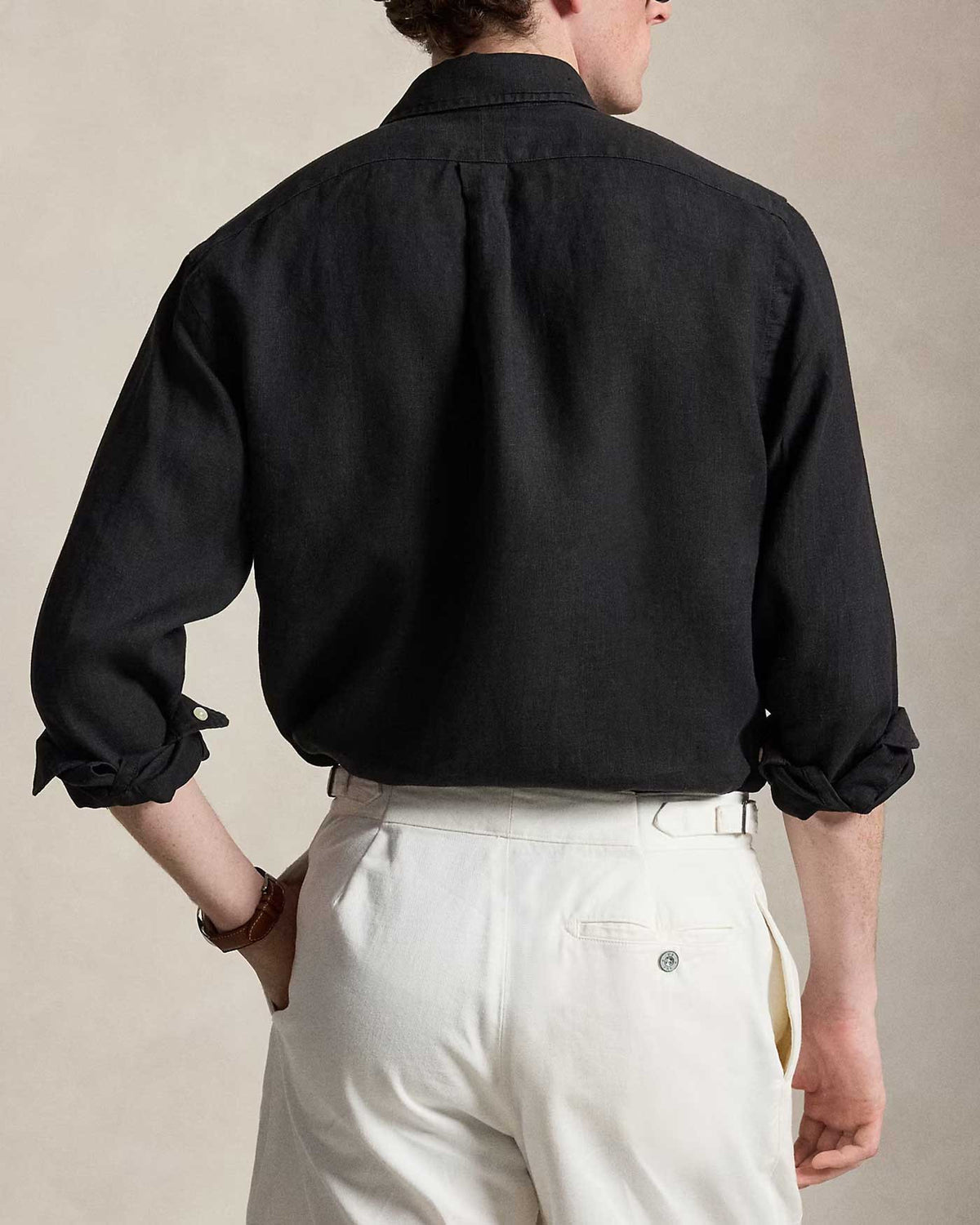 CAMISA M/L RALPH LAUREN HOMBRE POLO BLACK 710966294019