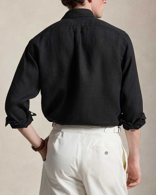 CAMISA M/L RALPH LAUREN HOMBRE POLO BLACK 710966294019