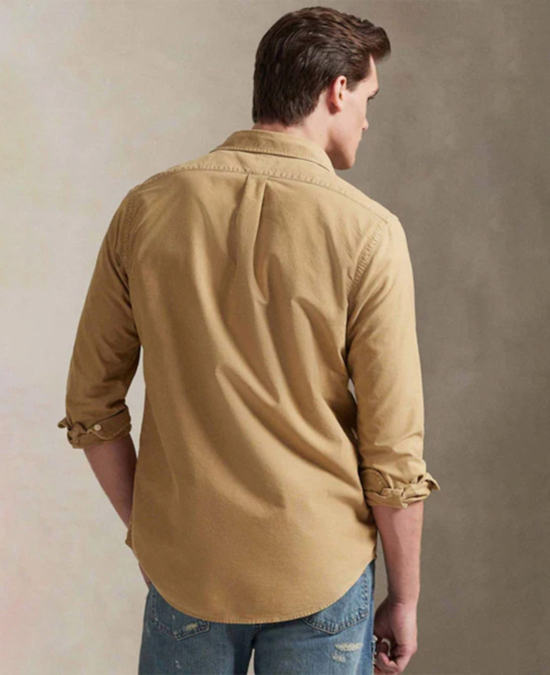 Camisa Manga Larga Cubdppcs-Long Sleeve-Sport Shirt Ralph Lauren Para Hombre De Color Marron