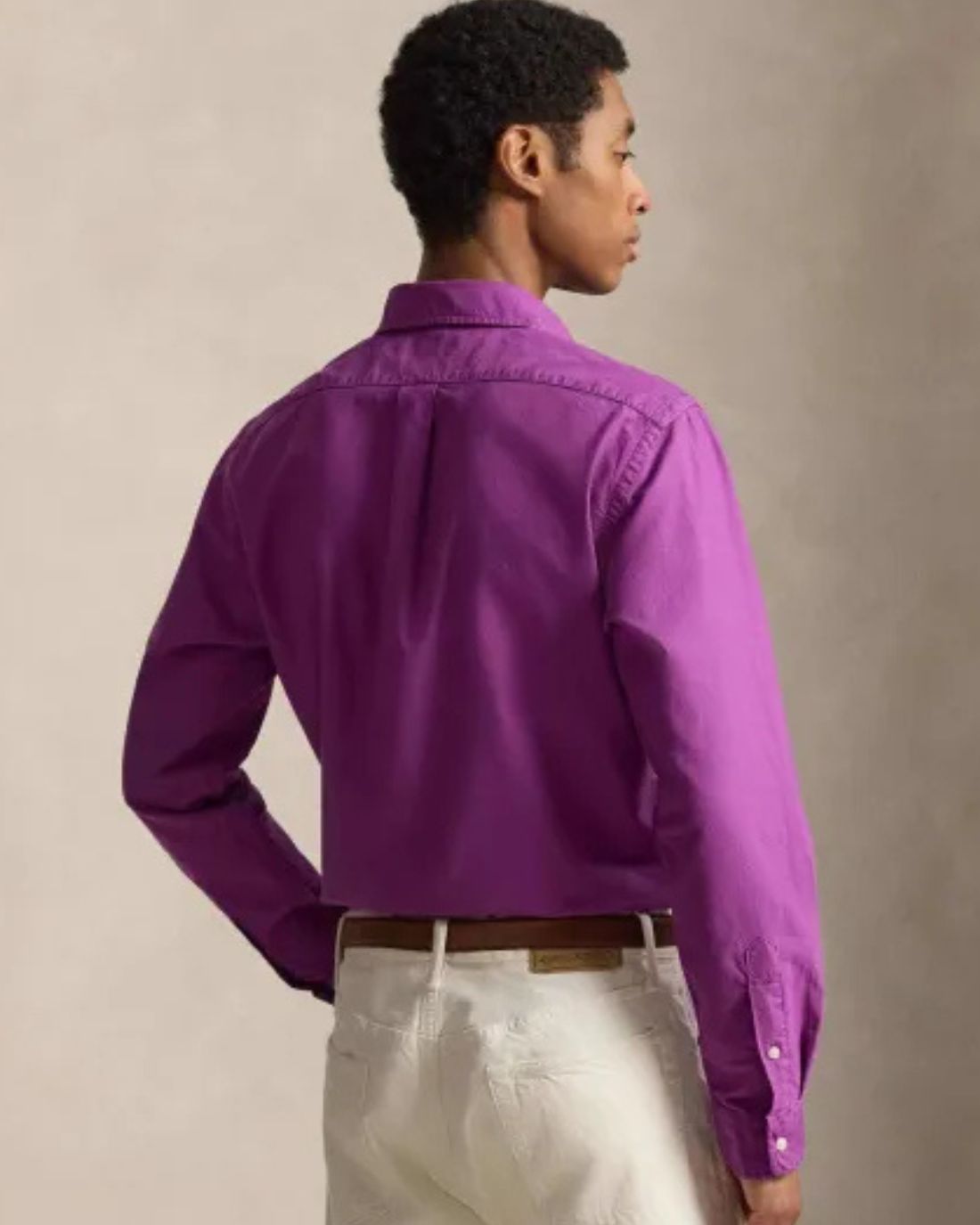 Camisa Manga Larga Cubdppcs-Long Sleeve-Sport Shirt Ralph Lauren Para Hombre De Color Morado