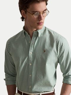 CAMISA MANGA LARGA RALPH LAUREN PARA CABALLERO SPORT VERDE REF 710853129501