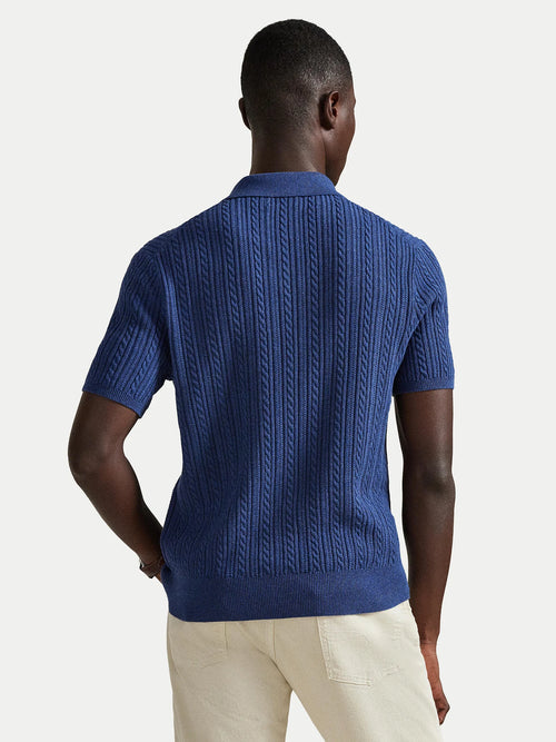 CAMISA TIPO POLO RALPH LAUREN PARA CABALLERO PULLOVER AZUL REF 710B13893001