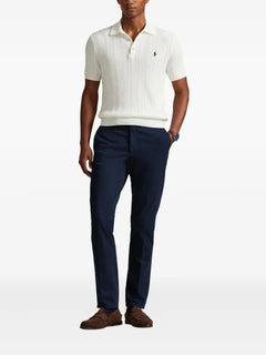 CAMISA TIPO POLO RALPH LAUREN PARA CABALLERO PULLOVER BLANCO REF 710B13893002