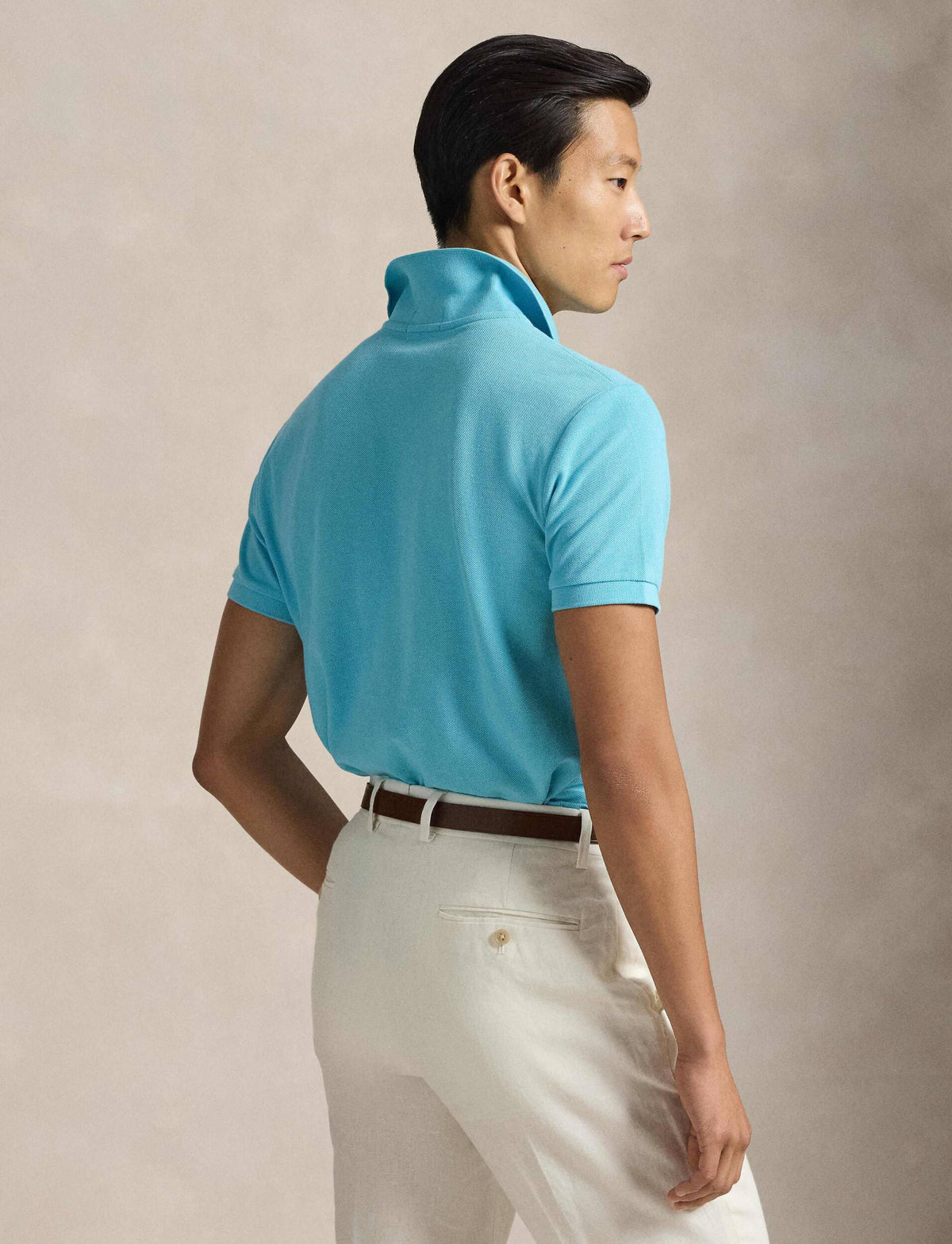 Camisa Tipo Polo Sskccmslm1-Short Sleeve-Knit Ralph Lauren Para Hombre De Color Azul