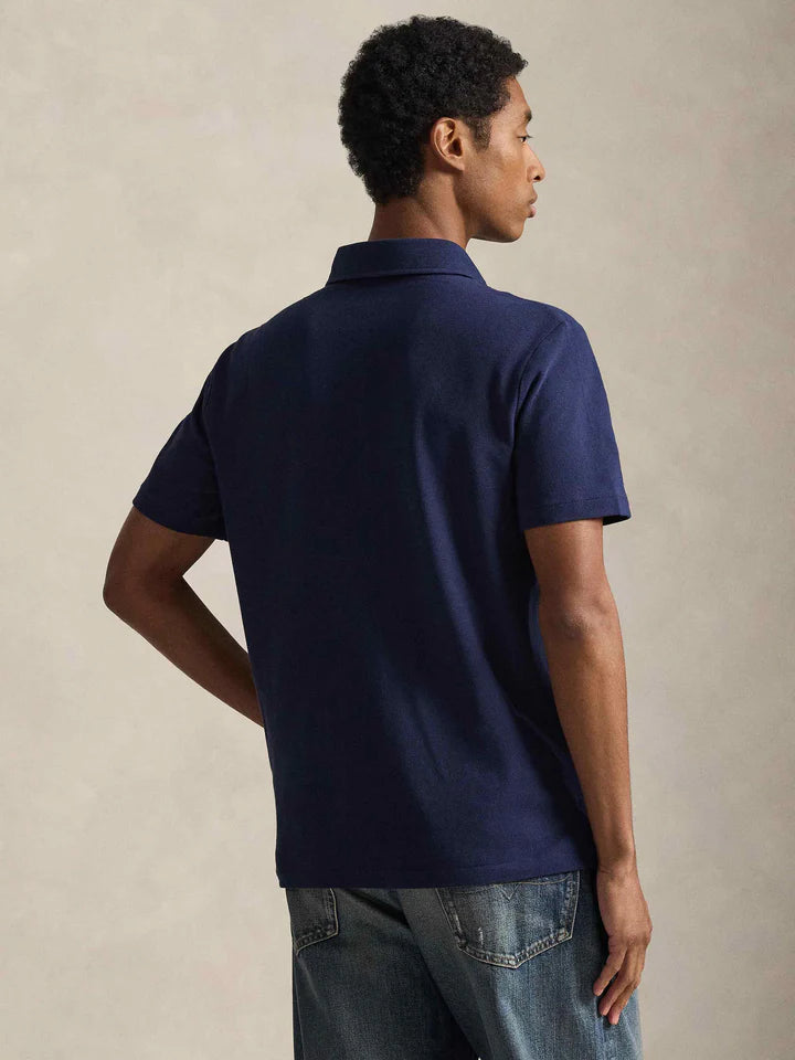 Camisa Tipo Polo Knit-Polo Ralph Lauren Para Hombre De Color Azul