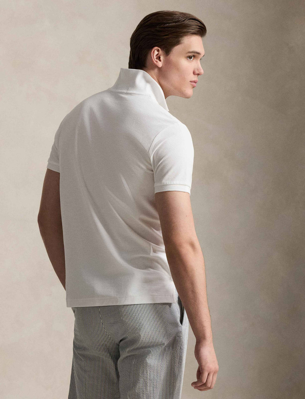 Camisa Tipo Polo Knit-Polo Ralph Lauren Para Hombre De Color Blanco