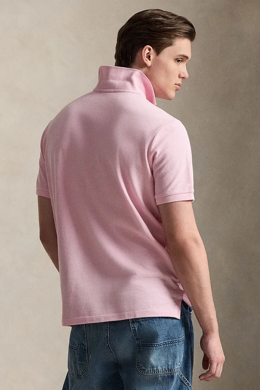 Camisa Tipo Polo Knit-Polo Ralph Lauren Para Hombre De Color Rosado