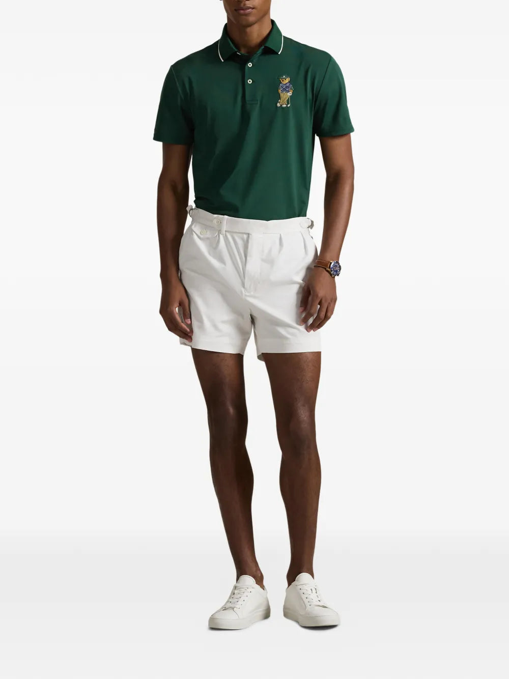 Camisa Tipo Polo Knit-Polo Ralph Lauren Para Hombre De Color Verde