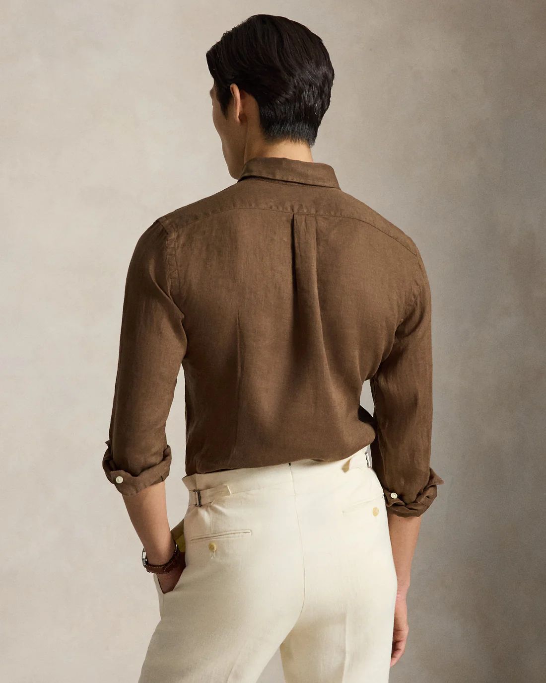 Camisa Cubdppcs-Long Sleeve-Sport Shirt Ralph Lauren Para Hombre De Color Marron