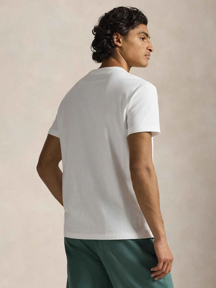 Camiseta Knit-T-Shirt Ralph Lauren Para Hombre De Color Blanco