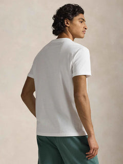 Camiseta Knit-T-Shirt Ralph Lauren Para Hombre De Color Blanco