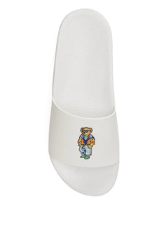 Sandalias Polo Slide-Sandals-Slide Ralph Lauren Para Hombre De Color Blanco