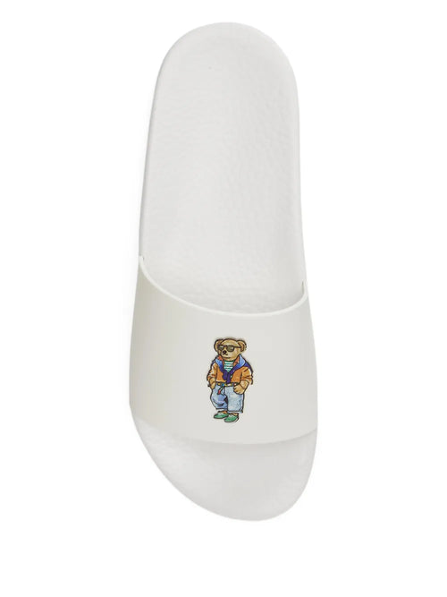 Sandalias Polo Slide-Sandals-Slide Ralph Lauren Para Hombre De Color Blanco