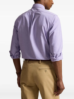 CAMISA RALPH LAUREN PARA CABALLERO MANGA LARGA SPORT MORADO REF 710805564511