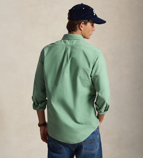 CAMISA RALPH LAUREN PARA CABALLERO MANGA LARGA SPORT VERDE REF 710805564514
