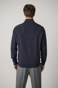 SUÉTER RALPH LAUREN PARA CABALLERO MEDIA CREMALLERA AZUL REF 710B18060004