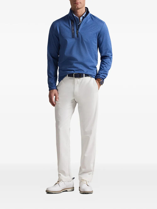 Sueter Knit-Half Zip-Pullover Ralph Lauren Para Hombre De Color Azul
