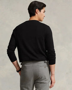 Sueter Ls Sf Cn Pp-Long Sleeve-Sweater Ralph Lauren Para Hombre De Color Negro