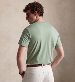 CAMISETA RALPH LAUREN PARA CABALLERO MANGA CORTA VERDE REF 710740727505