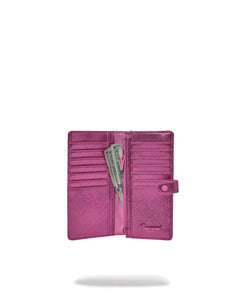 BILLETERA METALLIC PINK METALLIC DRIP SINGLE FOLD SPRAYGROUND PARA HOMBRE COLOR ASSORTED 910W9524NSZ